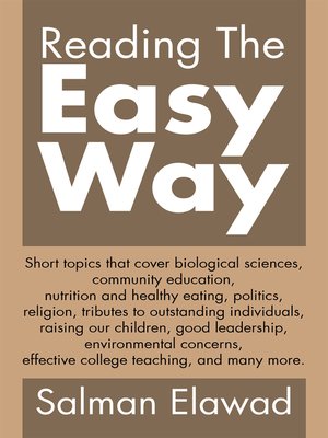 cover image of Reading the Easy Way
